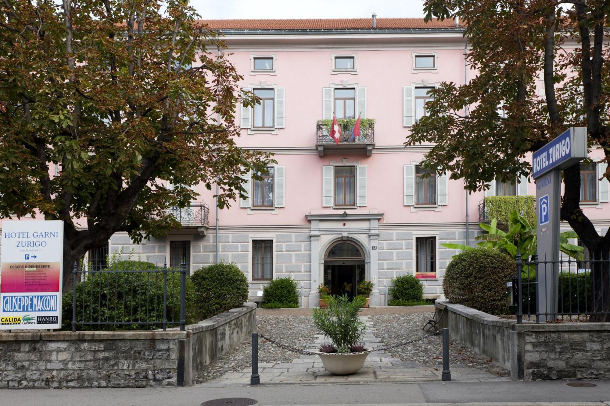 Hotel Zurigo Downtown Lugano Exterior foto